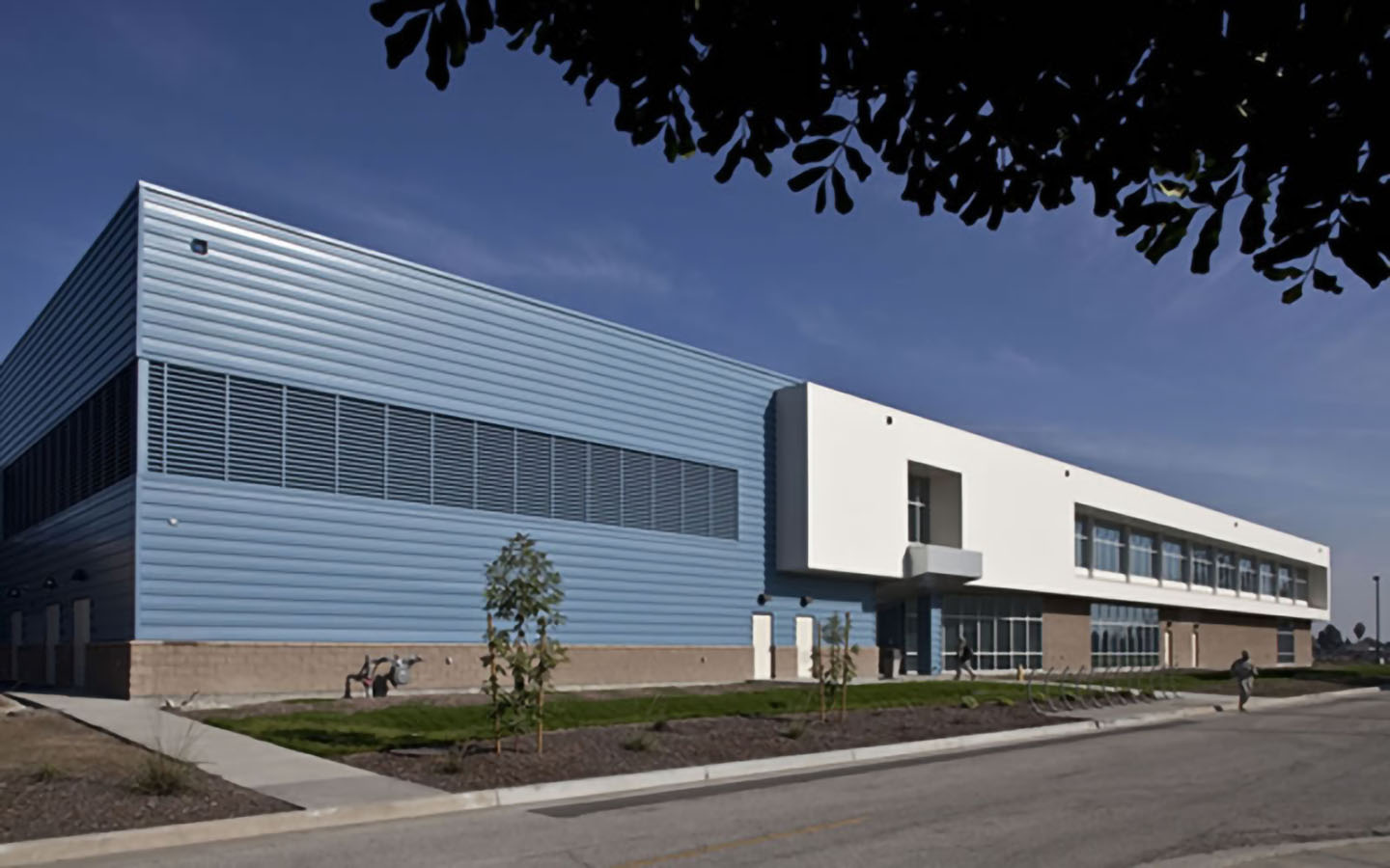 Construction of Army Reserve Center Los Alamitos California
