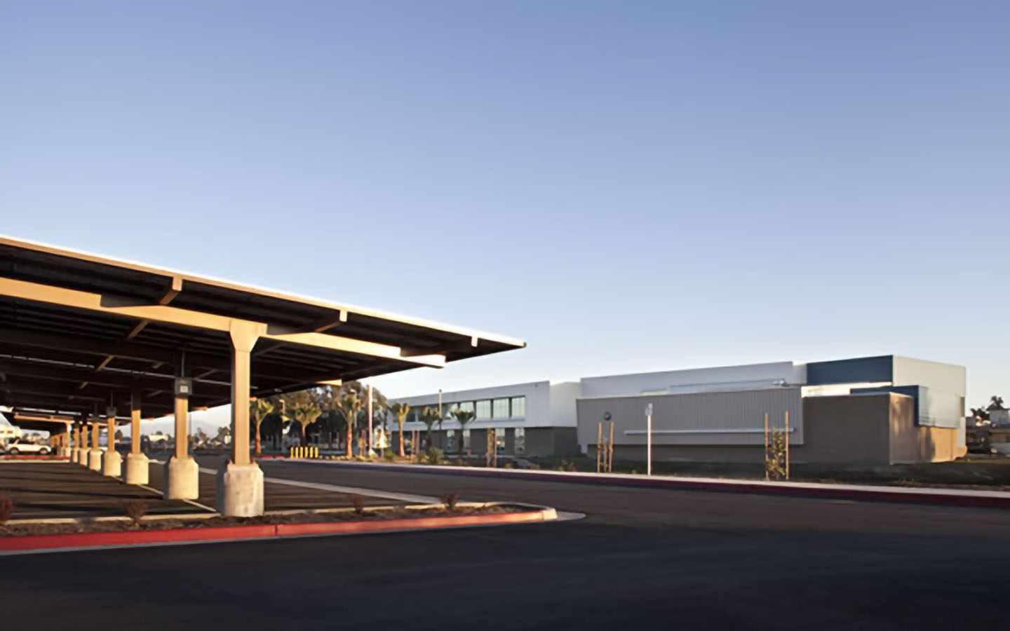 Construction of Army Reserve Center Los Alamitos California