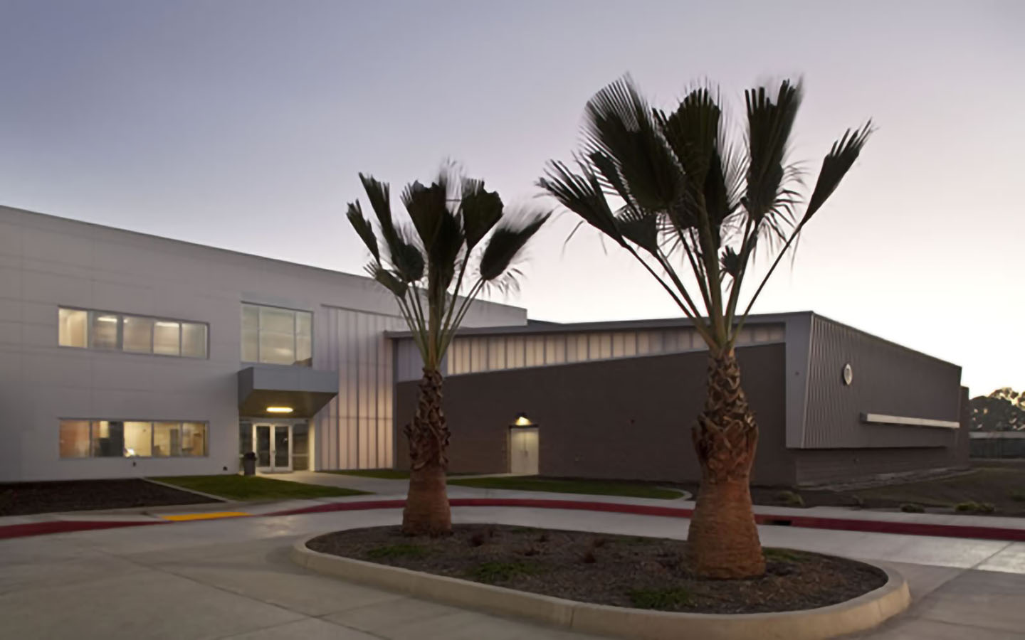 Construction of Army Reserve Center Los Alamitos California