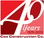 Cox Construction Co. 40 Years